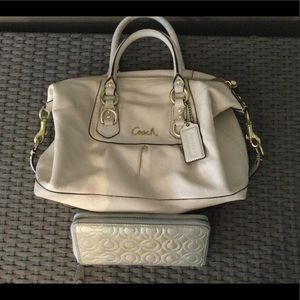 Coach leather Ashley satchel